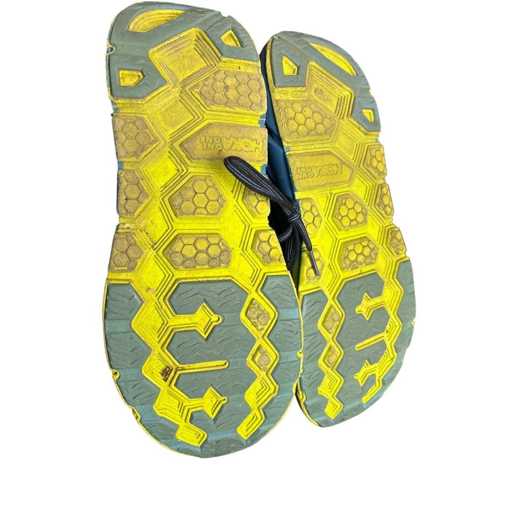 Hoka One M Napali One Mens Running Shoes Size 12 Blue & Yellow Mesh - Picture 9 of 10